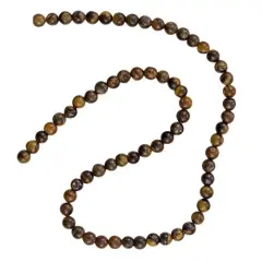 Tiger Eye Beads 6mm (16" Strand)