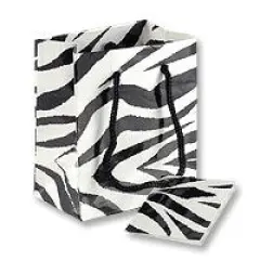 Gift Bag Mini Zebra Print (Package of 20)
