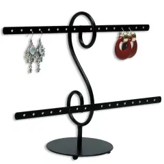 Metal Earring Rack Jewelry Display (Holds16 pairs)