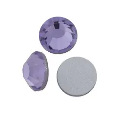 Preciosa Crystal VIVA12 Flat Back Rhinestone 6.5mm (SS30) Violet (Package of 20)