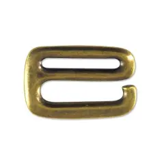 JewelrySupply E Hook 27x18mm Pewter Antique Brass Plated