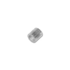 JewelrySupply Crimp Tube Seamless 2x2mm Silver Plated (10-Pcs)