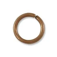 JewelrySupply Jump Ring - Open 8mm Antique Copper Plated (50-Pcs)