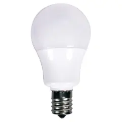 5.5w A15 LED 120v Frosted E17 Intermediate base 5000K Natural Light