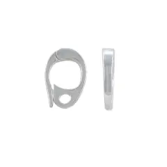 Bail Pearl Enhancers 13x3mm Sterling Silver (1-Pc)