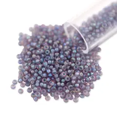 Miyuki Round Rocaille Seed Bead 15/0 Color Lined Purple/Violet
