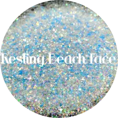 Polyester Glitter - Resting Beach Face by Glitter Heart Co.&trade;