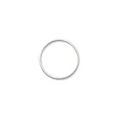 JewelrySupply Jump Ring Closed 10mm Sterling Silver (1-Pc)