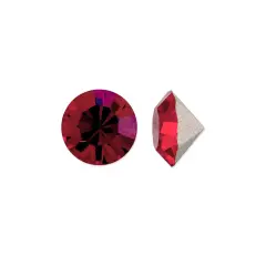 Preciosa Crystal Maxima Chaton 3mm (PP24) Ruby (Package of 50)
