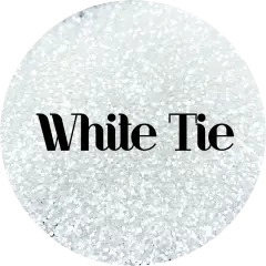Polyester Glitter - White Tie by Glitter Heart Co.&trade;