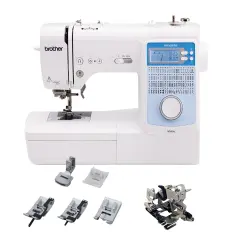 Brother Innov-is NS80E Sewing Machine With Foot Kit Package and SA565 Bundle