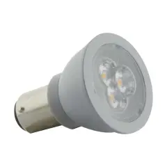 Satco 3w ALR12 LED GBF Elevator Bulb 3000K Double Contact Base 12 Volt Warm White