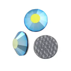 Preciosa Crystal VIVA12 Hotfix Rhinestone 3mm (SS12) Jet AB (Package of 50)