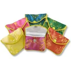 Silky Fancy Pouch Small Oriental Style (Package of 12)