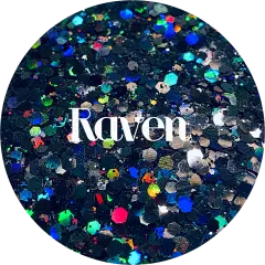 Polyester Glitter - Raven by Glitter Heart Co.&trade;