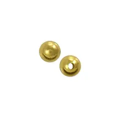 Round Bead 3mm Gold Plated (100-Pcs)