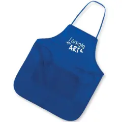 I Create Art Apron Blue Apron