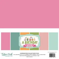 Echo Park A Birthday Wish Girl Solids Kit