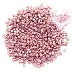 Miyuki Delica Seed Bead 11/0 Galvanized Semi-Matte Dusty Rose