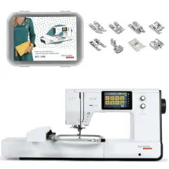 Bernette b79 Sewing and Embroidery Machine 10x6 With Foot Kit Bundle