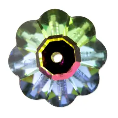 Preciosa Crystal Loch Flower 14mm Crystal Vitrail Medium (Package of 5)