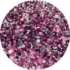Polyester Glitter - Burgundy Mist by Glitter Heart Co.&trade;