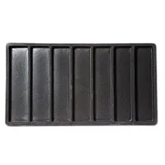 Flocked Insert Standard Size 1x7 Black