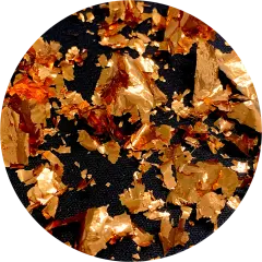 Polyester Glitter - Copper Flakes by Glitter Heart Co.&trade;