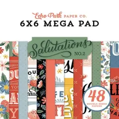 Echo Park Salutations No. 2 6x6 Mega Pad