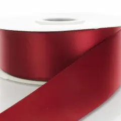 7/8" Double Faced Satin Ribbon Scarlet