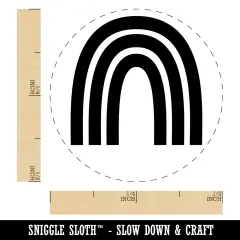 Exaggerated Fun Rainbow Self-Inking Rubber Stamp for Stamping Crafting Planners UV