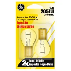 GE2057 - Long Life 27w 12.8v S8 Automotive Lamp - 2 Bulbs