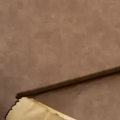 Kitcheniva Suede Vinyl Fabric Faux Leather Self Adhesive 52" Mocha