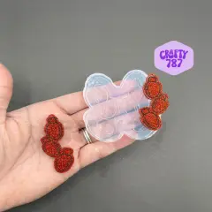 Christmas Bulbs Dangle Earring Silicone Mold(C15)