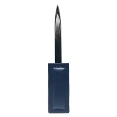 Navy Blue Bonded Leather Letter Opener