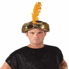 Desert Prince Crown Adult Costume Hat, Gold