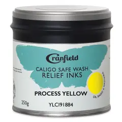 Cranfield Caligo Safe Wash Relief Ink - Process Yellow, 250 g