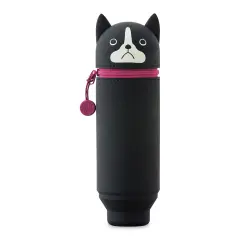 PuniLabo Stand Up Pen Case - Boston Terrier