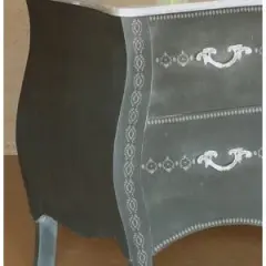 Ikat Furniture Stencil