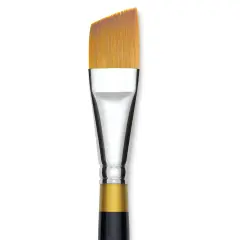 Kingart Original Gold Brush - Angular Shader, 3/4", Short Handle