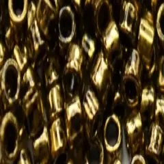 Toho Aiko Cylinder Seed Bead - TB-1706 - Gilded Marble Black