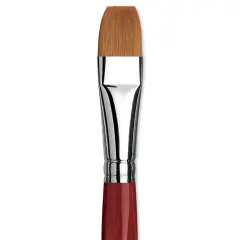 Da Vinci Cosmotop Spin Brush - Flat, Short Handle, Size 16