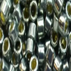 Toho Aiko Cylinder Seed Bead - TB-0565PF - Galvanized Grey Blue PermaFinish