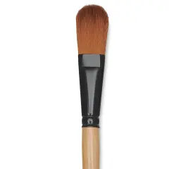 Dynasty Black Gold Brush - Oval Wash, Short Handle, Size 3/4"
