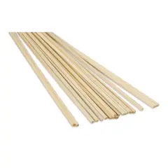 Bud Nosen Balsa Wood Sticks - 3/16" x 1/4" x 36", Pkg of 20