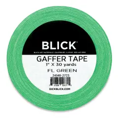 Blick Gaffers Tape - 1" x 30 yds, Fluorescent Green
