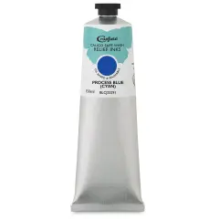 Cranfield Caligo Safe Wash Relief Ink - Process Blue (Cyan), 150 ml
