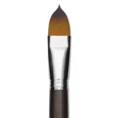 Escoda Prado Tame Synthetic Brush - Filbert, Short Handle, Size 22