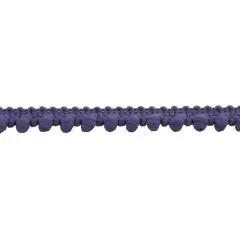 Belagio Pom Trim, 0.75" Wide, 25 Yards, Purple