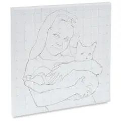 The Artist Grid 3/4" Profile Cotton Canvas - 12" x 12", Artist Grid